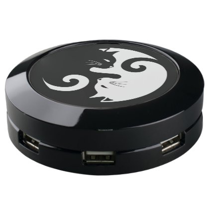 Yin Yang Kitties USB Charging Station