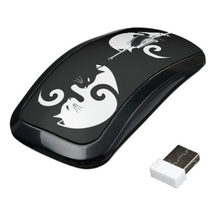 Yin Yang Kitties Wireless Mouse