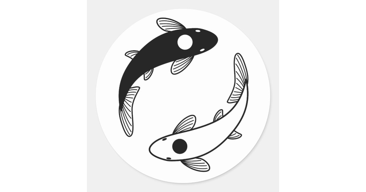 yin yang symbol fish