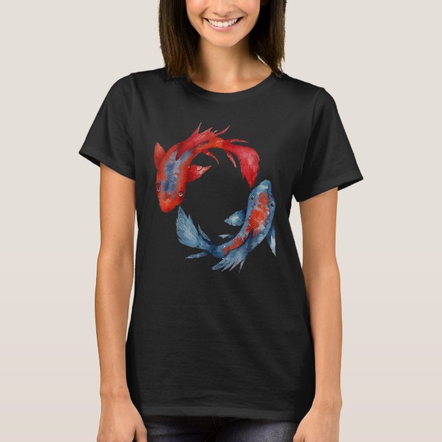 Yin Yang Koi Fish T-Shirt (Front)