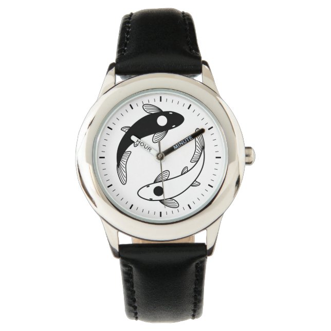 Yin Yang Koi Fish Watch (Front)