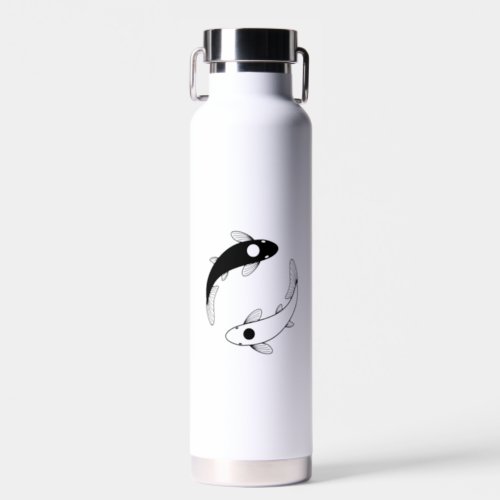 Yin Yang Koi Fish Water Bottle