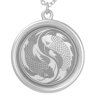 Fish Yin Yang Necklaces & Lockets | Zazzle