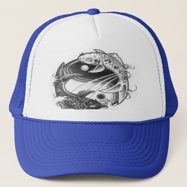 yin yang koi hat (Front)