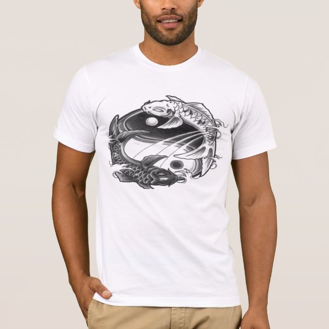 yin yang koi T-Shirt (Front)