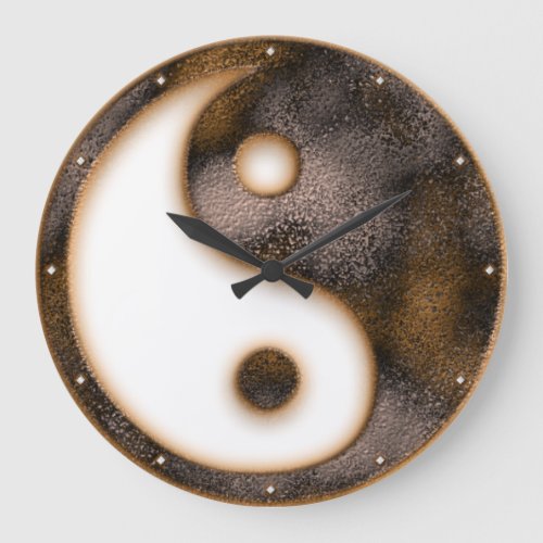 Yin Yang Large Clock