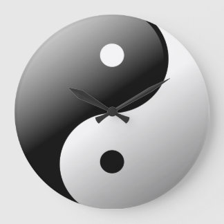 Yin Yang Large Clock