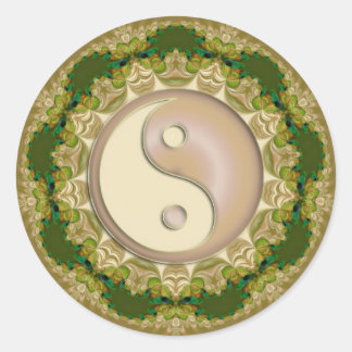 Yin Yang Latte Sticker