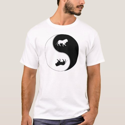 Yin Yang Lion T_Shirt