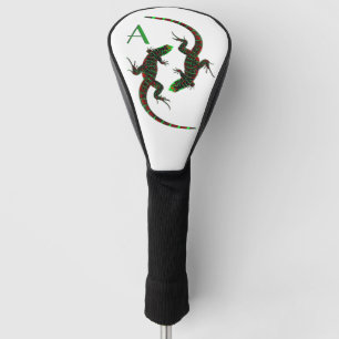 Yin Yang Lizards Initial Golf Head Cover