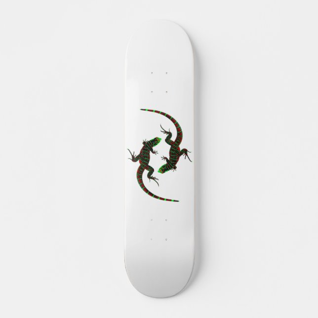 Yin Yang Lizards Skateboard (Front)