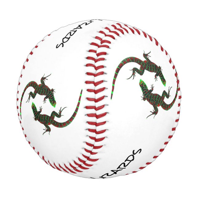 Yin Yang Lizards Team Baseball (Angled)