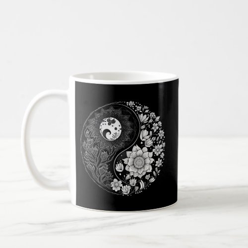 Yin Yang Lotusdala For Coffee Mug