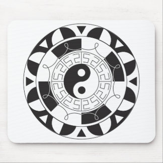 Yin Yang Madolin Mouse Pad