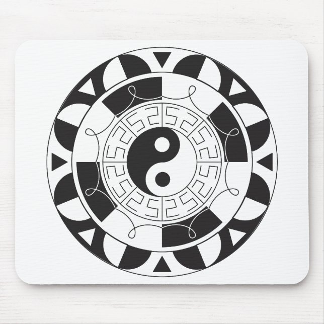 Yin Yang Madolin Mouse Pad (Front)