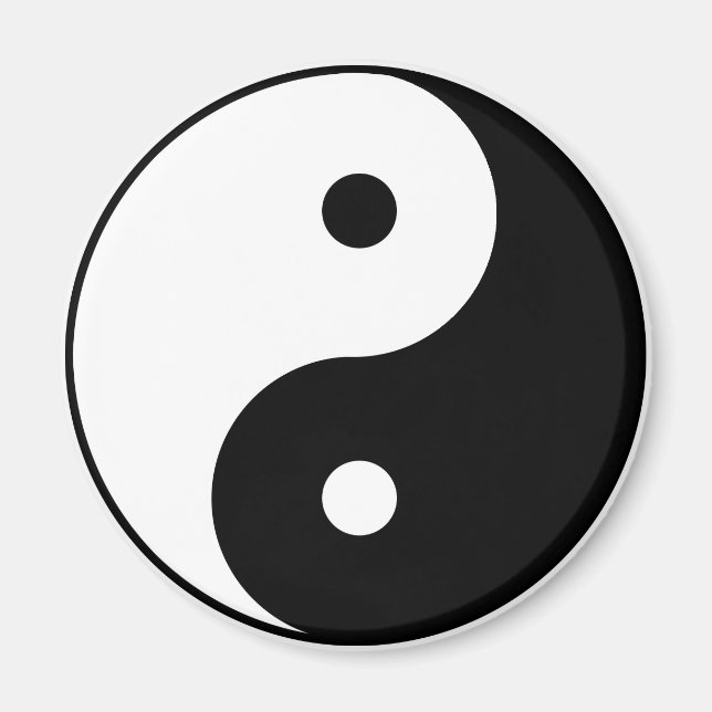 YIN-YANG magnet (round) (Front)