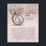 Yin Yang Magnolia Blossom Tree Flyer<br><div class="desc">Yin Yang Magnolia Blossom Tree</div>