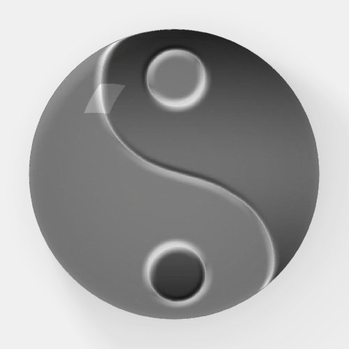 Yin Yang Maintain Balance  Paperweight