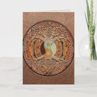 Yin Yang Mandala Graphic Arts Card