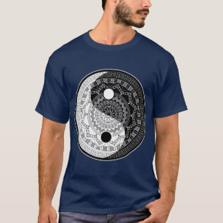 Yin Yang Mandala Sacred Geometry T-Shirt