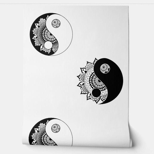 Yin Yang Mandala Wallpaper (Unrolling)