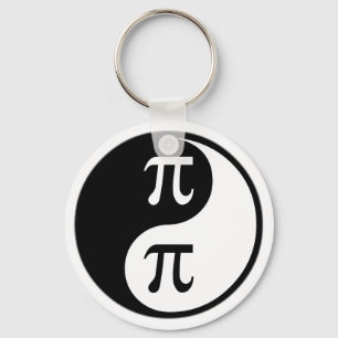 Yin Yang Math Keychain