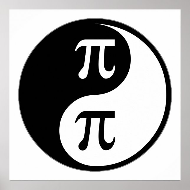 Yin Yang Math Poster (Front)