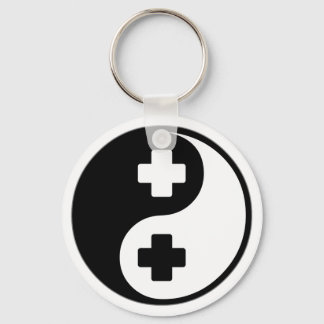 Yin Yang Medical Assisting Keychain