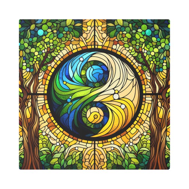 Yin Yang Metal Art (Front)