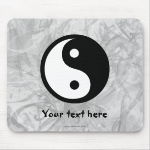Yin Yang Mouse Pad