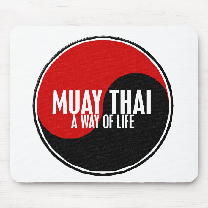 Yin Yang Muay Thai 1 Mouse Pads