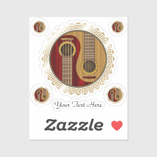 Yin Yang musical instruments pack Sticker (Sheet)