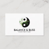 Yin Yang - Nature Balance Business Card | Zazzle