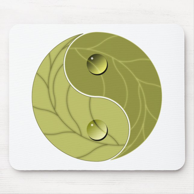 Yin Yang Nature Mouse Pad (Front)