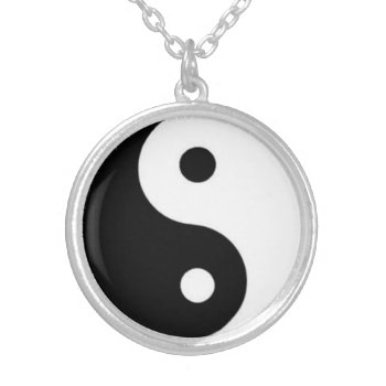 Yin Yang Necklace by wanderlust_ at Zazzle