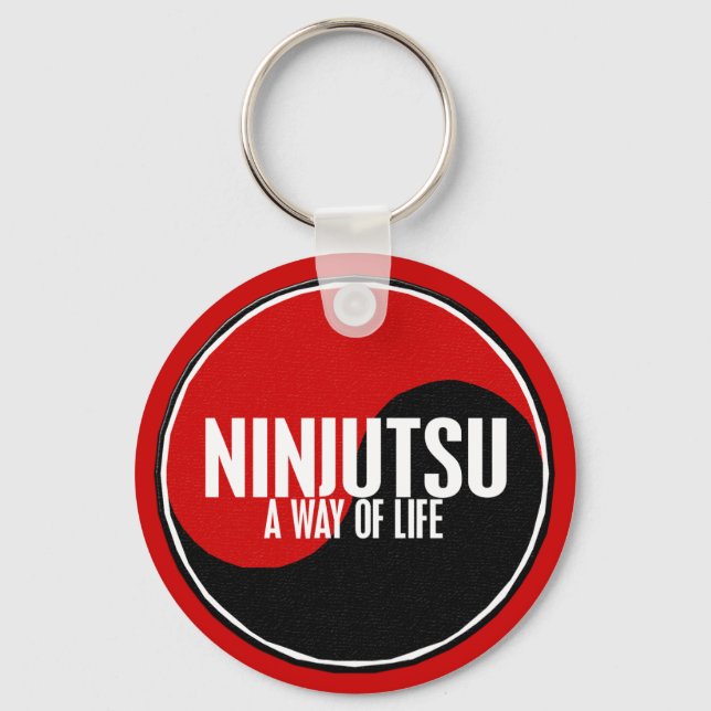 Yin Yang Ninjutsu 1 Keychain (Front)