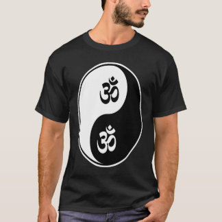 Yin Yang Om Pranava Yoga Namaste Buddhist Zhen T-Shirt