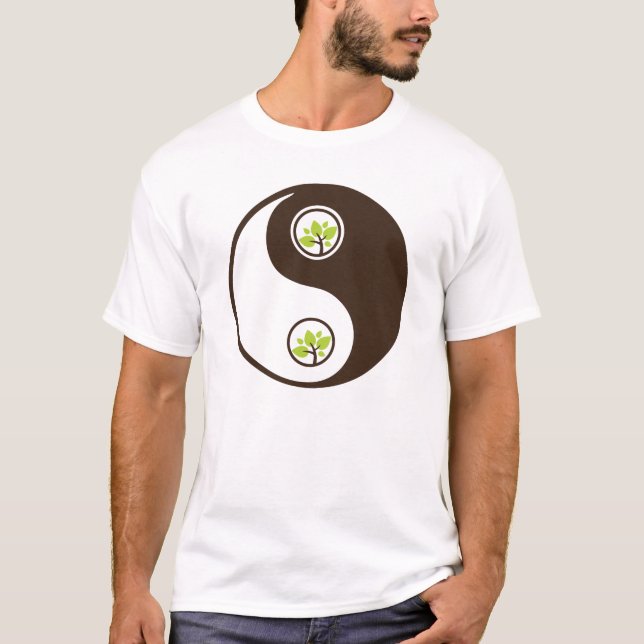 Yin Yang Organic Planet Shirts (Front)