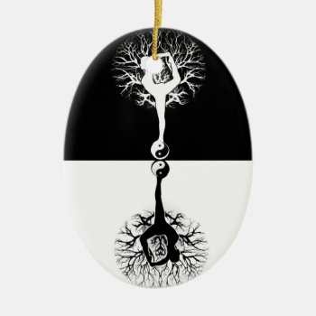 Yin Yang Ornament by thetreeoflife at Zazzle