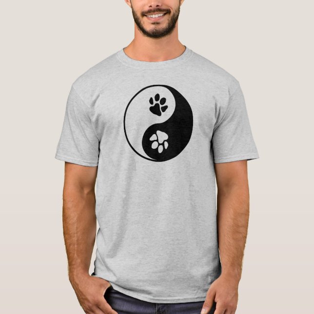 Yin Yang Paw  T-Shirt (Front)