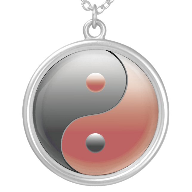 Yin Yang Pendant Necklace (Front)