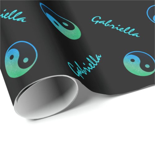 Yin Yang Personalized Wrapping Paper