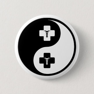 Yin Yang Phlebotomy Pinback Button