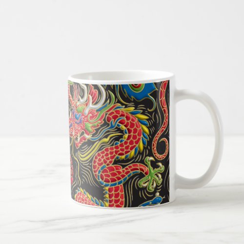Yin Yang Phoenix and Dragon Coffee Mug
