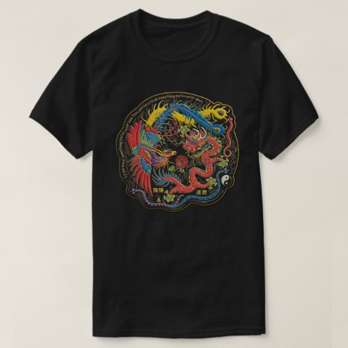 Yin Yang Phoenix and Dragon Shirt