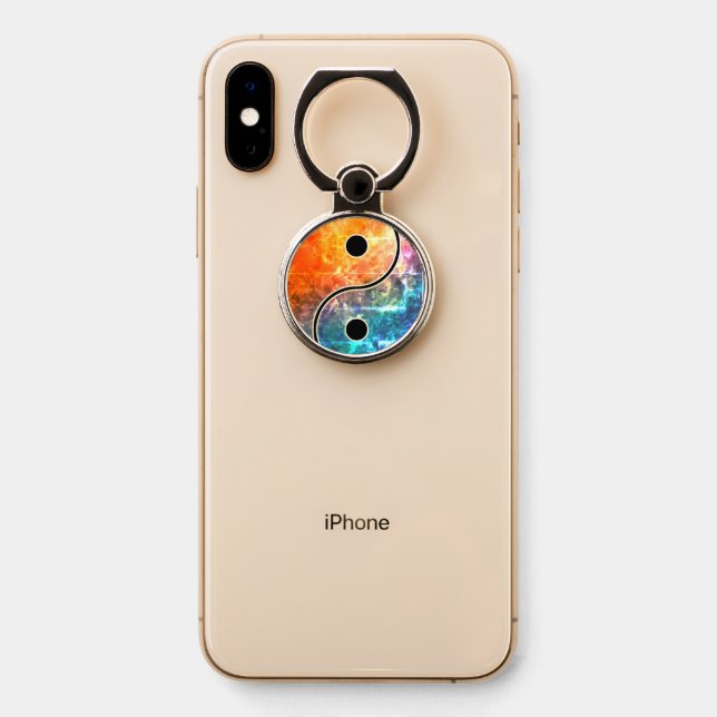 Yin Yang Phone Ring Stand (On Phone)