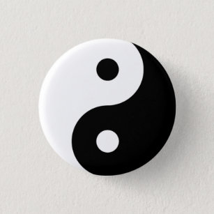 Steampunk Yin Yang 1 Badge 56mm Button Pin 