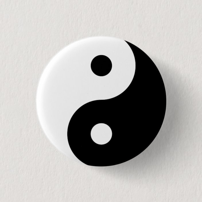 Yin Yang Pin | Zazzle.com