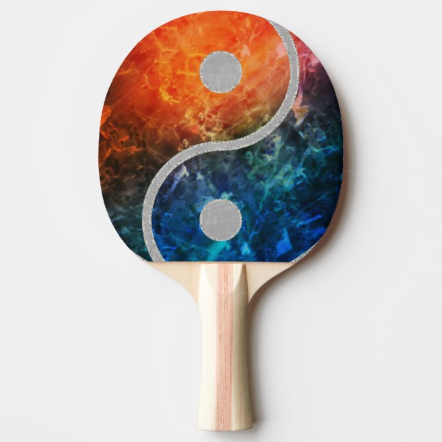 Yin Yang Ping Pong Paddle (Front)