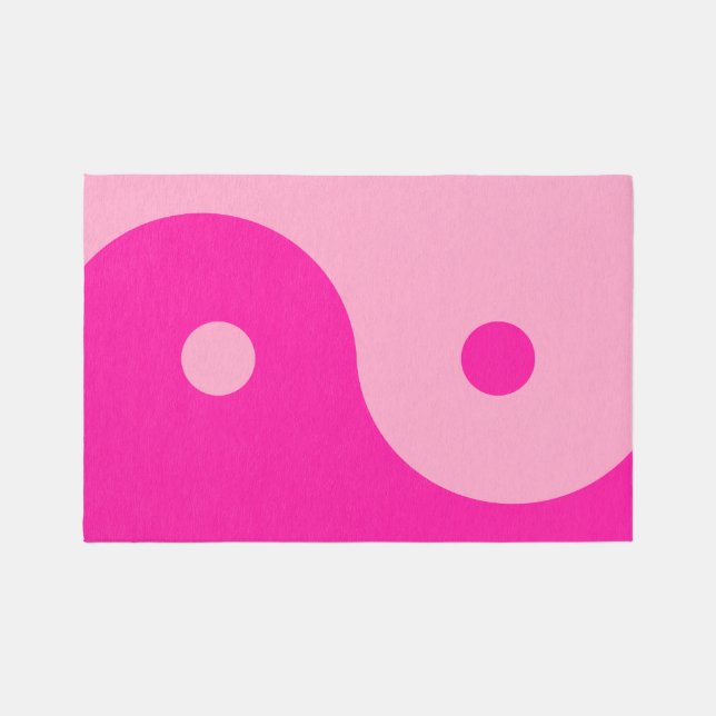 Yin Yang Pink Rug (Front)